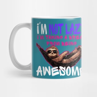 Funny sloth - I'm not lazy Mug